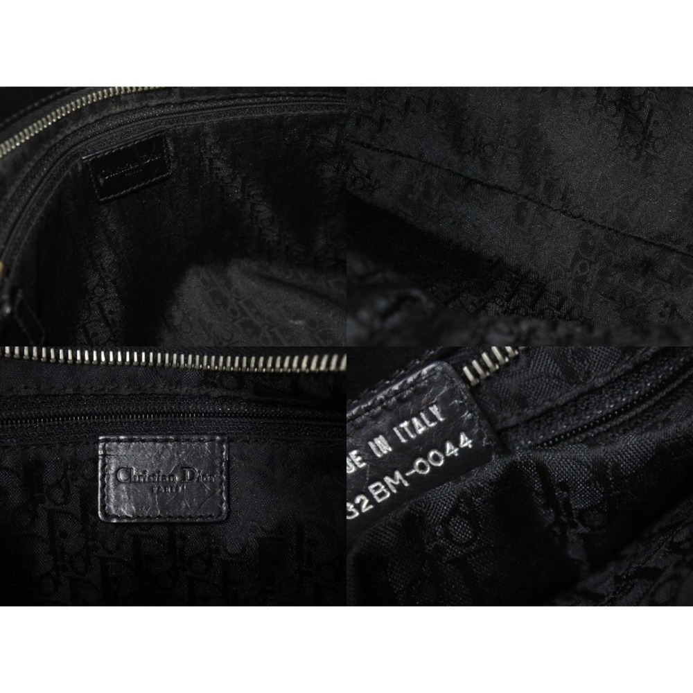 Christian Dior Galliano era all leather One Shoulder Hobo bag black - Picture 10 of 10